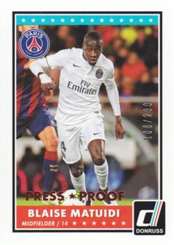 2015 Donruss #57 Bronze Press Proof /299