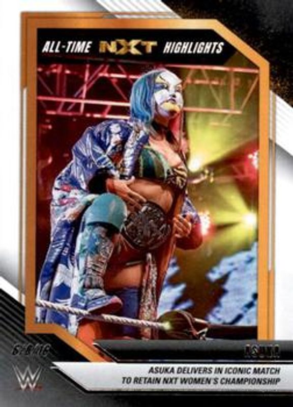 Asuka 2022 Panini WWE NXT #22 All Time NXT Highlights Price Guide ...