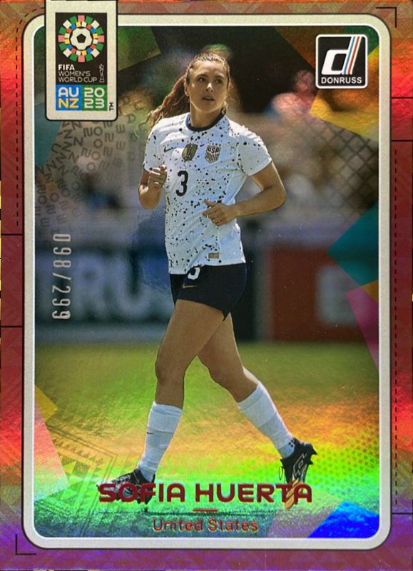 2023 Donruss FIFA Women's World Cup #225 Red /299