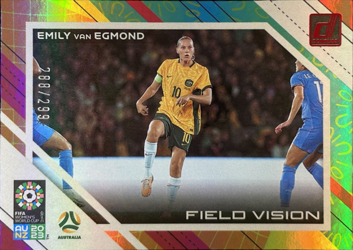 2023 Donruss FIFA Women's World Cup #1 Field Vision - Red /299