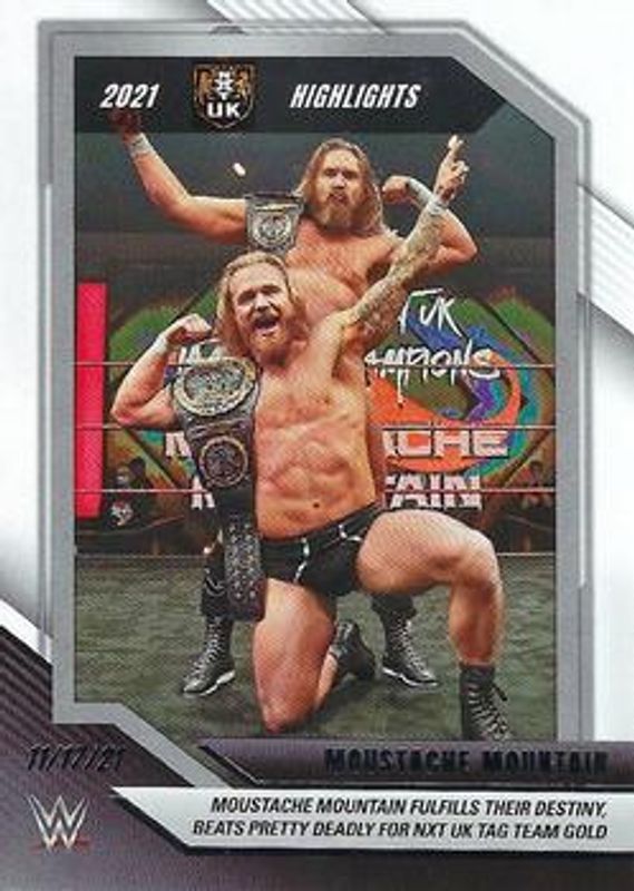 2022 Panini WWE NXT #50 2021 NXT Highlights