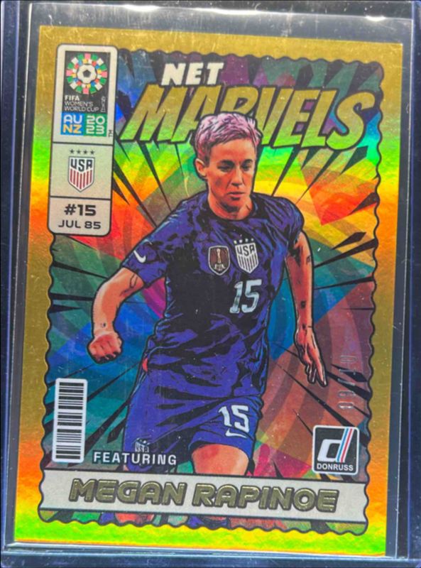 2023 Donruss FIFA Women's World Cup #23 Net Marvels - Gold /10