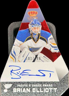2013 Crown Royale #PC-BE Pacific's Choice Autographs Ruby /99