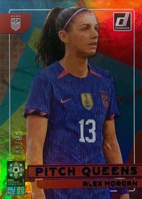 2023 Donruss FIFA Women's World Cup #23 Pitch Queens - Blue /99