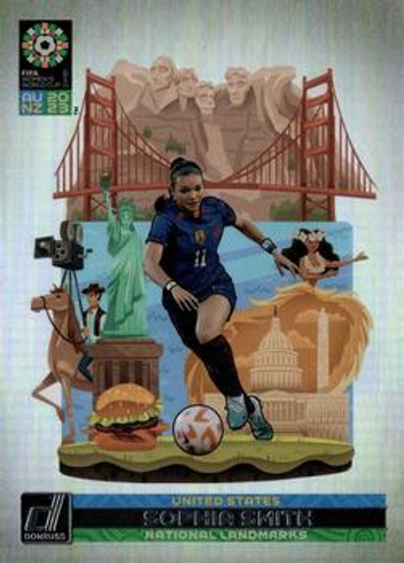 2023 Donruss FIFA Women's World Cup #14 National Landmarks