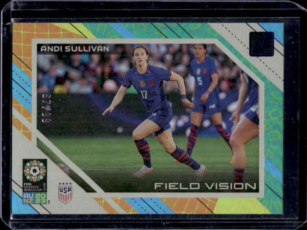 2023 Donruss FIFA Women's World Cup #22 Field Vision - Blue /99