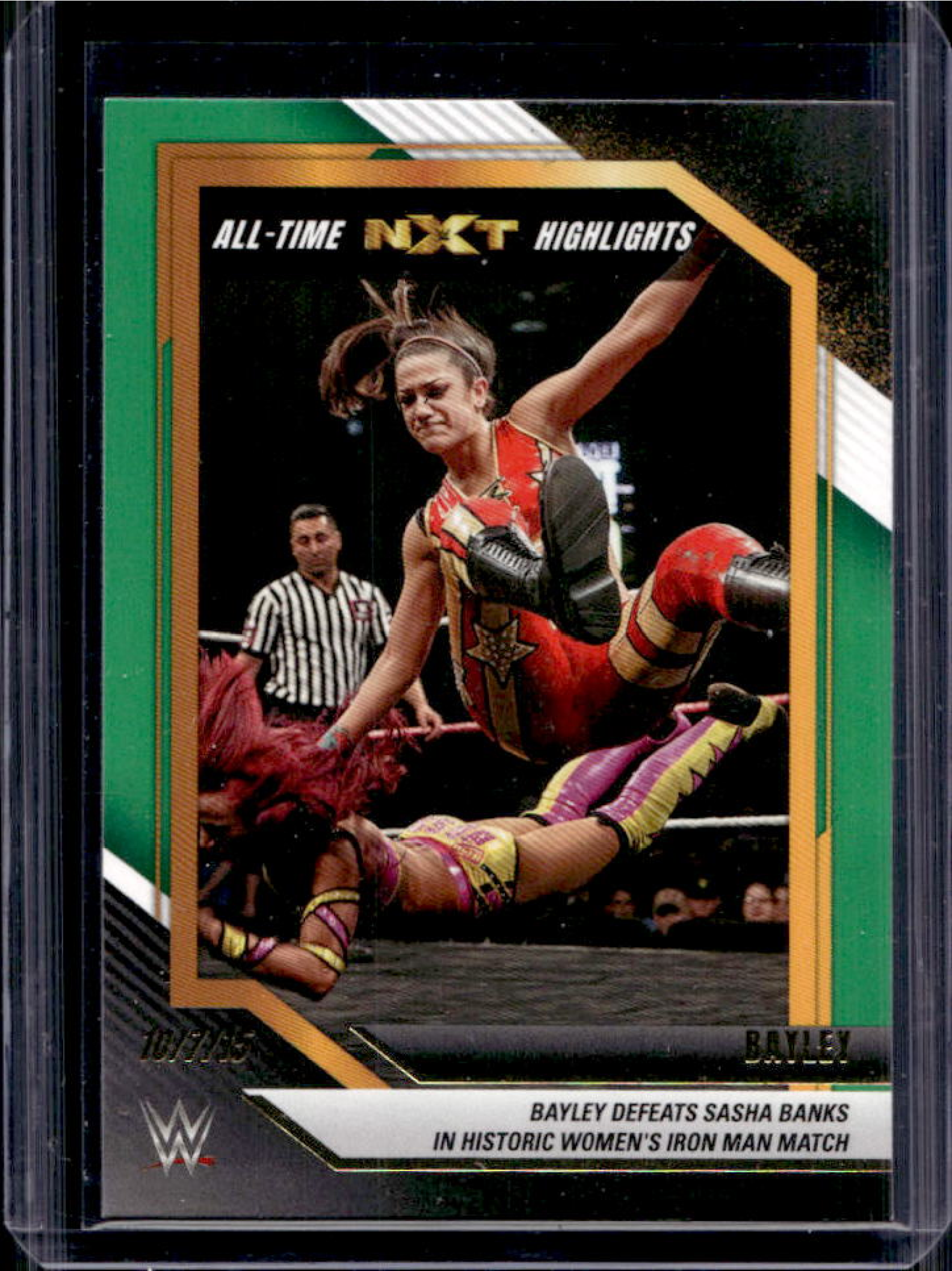 Bayley 2022 Panini WWE NXT #17 All Time NXT Highlights - Green Price ...