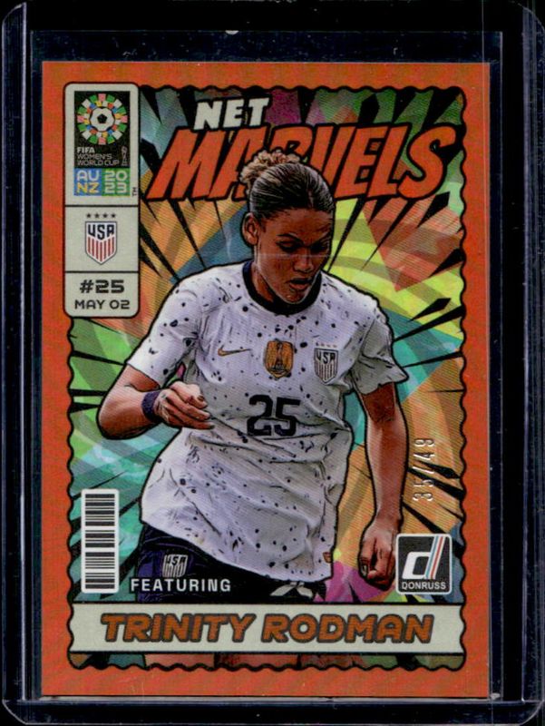 2023 Donruss FIFA Women's World Cup #25 Net Marvels - Orange /49