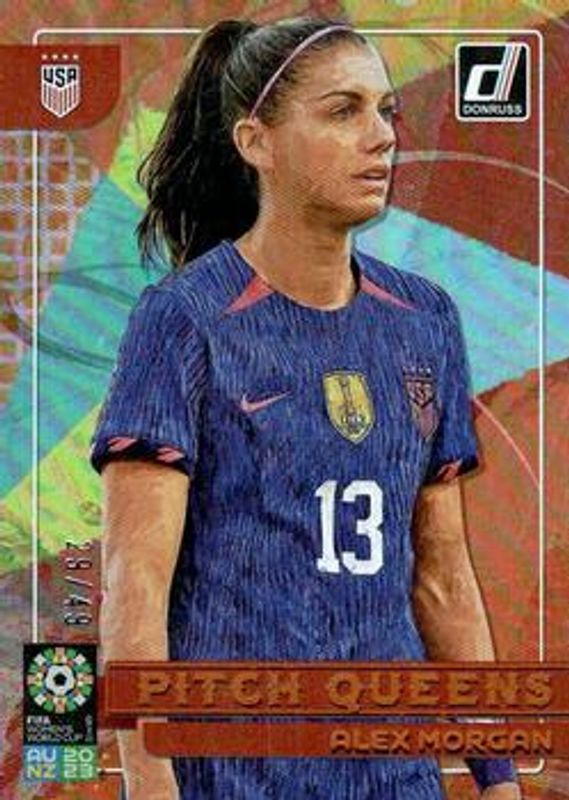 2023 Donruss FIFA Women's World Cup #23 Pitch Queens - Orange /49