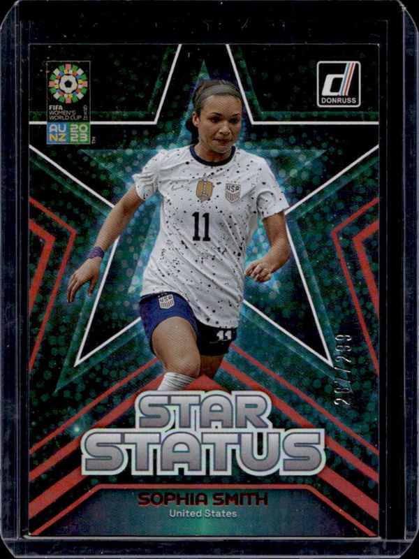 2023 Donruss FIFA Women's World Cup #25 Star Status - Red /299