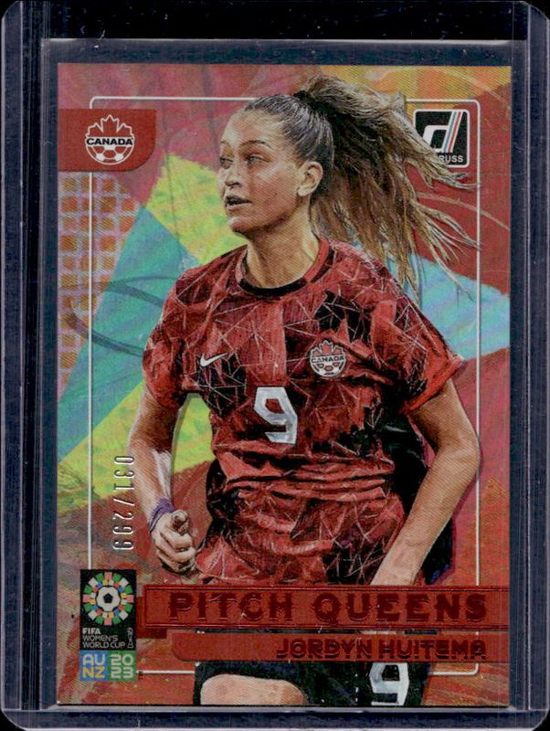 2023 Donruss FIFA Women's World Cup #4 Pitch Queens - Red /299