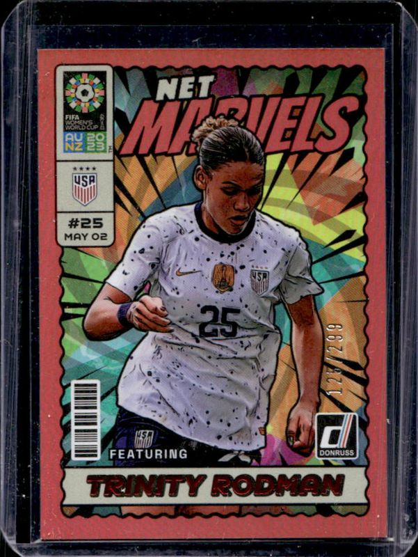 2023 Donruss FIFA Women's World Cup #25 Net Marvels - Red /299