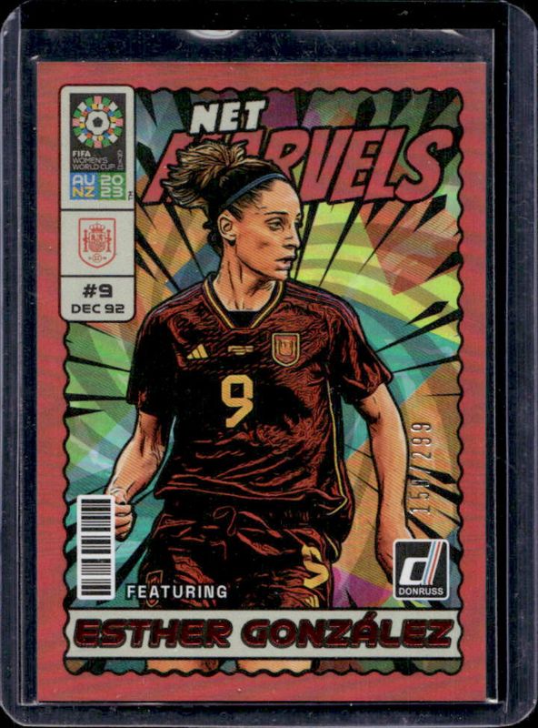 2023 Donruss FIFA Women's World Cup #20 Net Marvels - Red /299