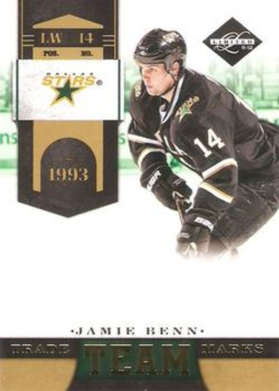 2011 Limited #13 Team Trademarks - Gold Spotlight /25