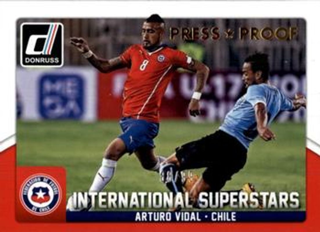 2015 Donruss #4 International Superstars Gold Press Proof /99