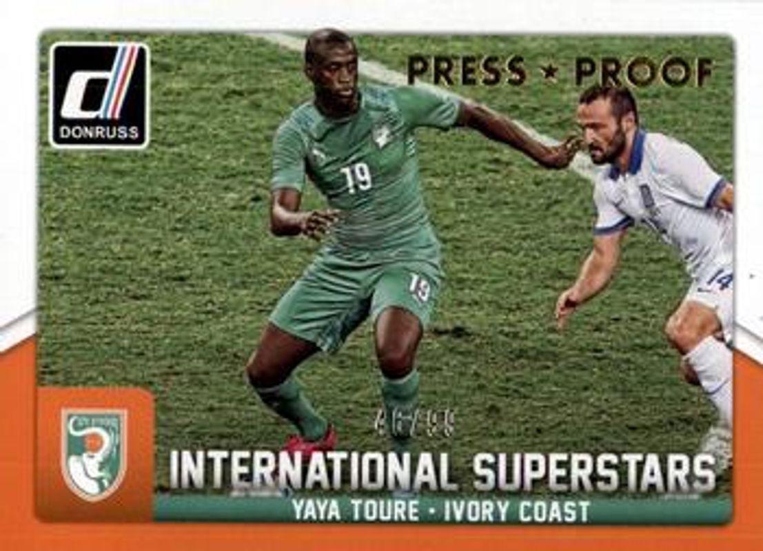 2015 Donruss #57 International Superstars Gold Press Proof /99