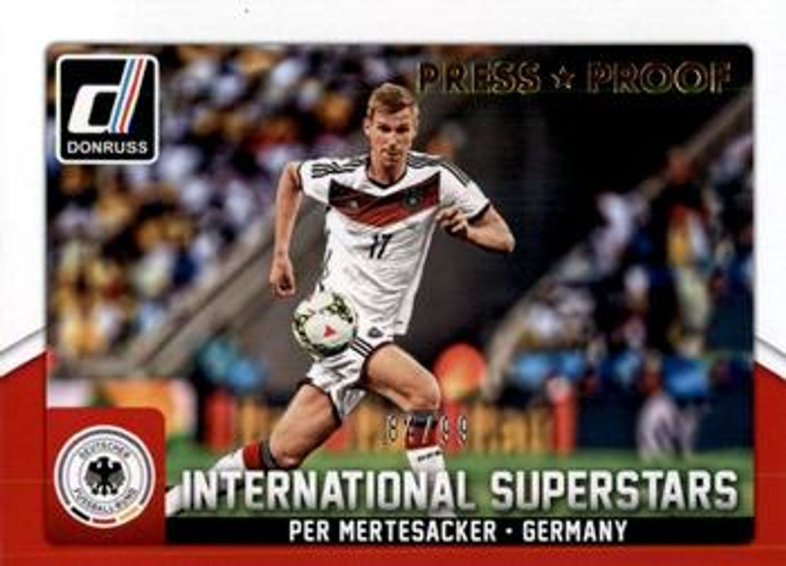 2015 Donruss #39 International Superstars Gold Press Proof /99