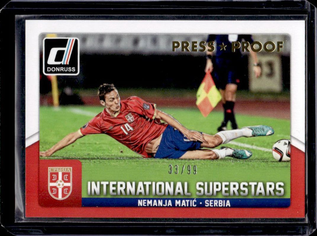 2015 Donruss #80 International Superstars Gold Press Proof /99