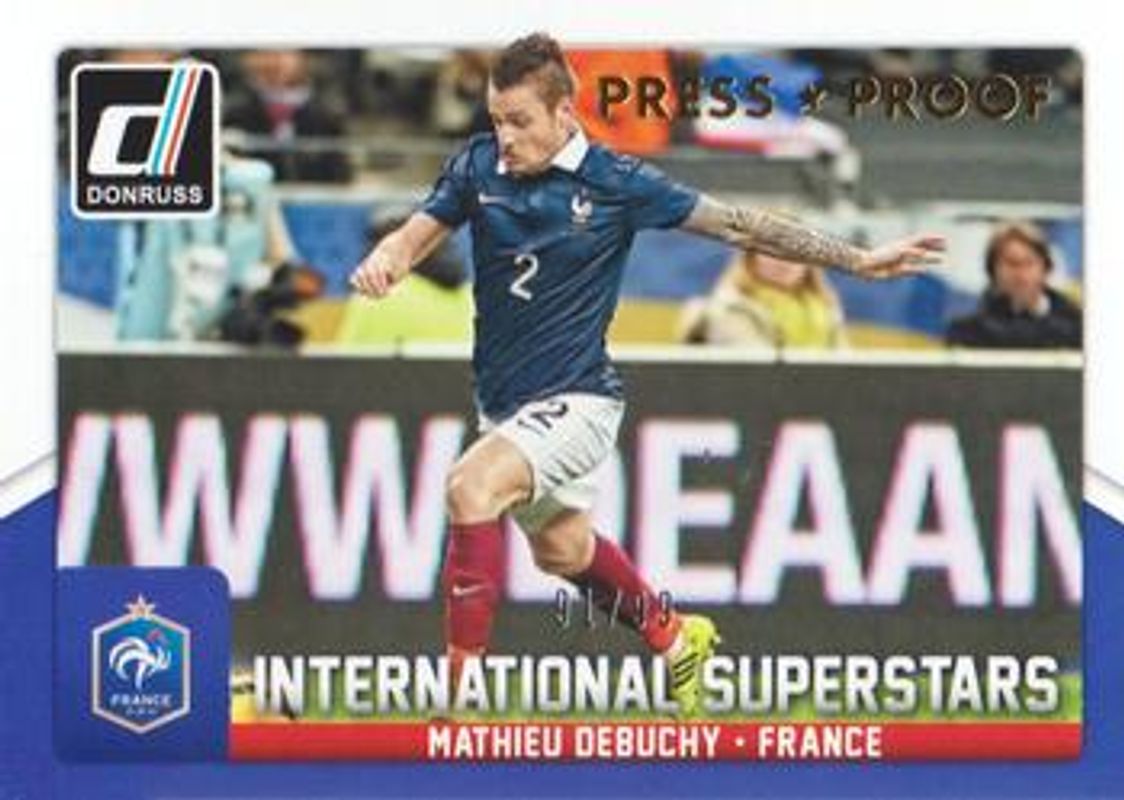 2015 Donruss #29 International Superstars Gold Press Proof /99