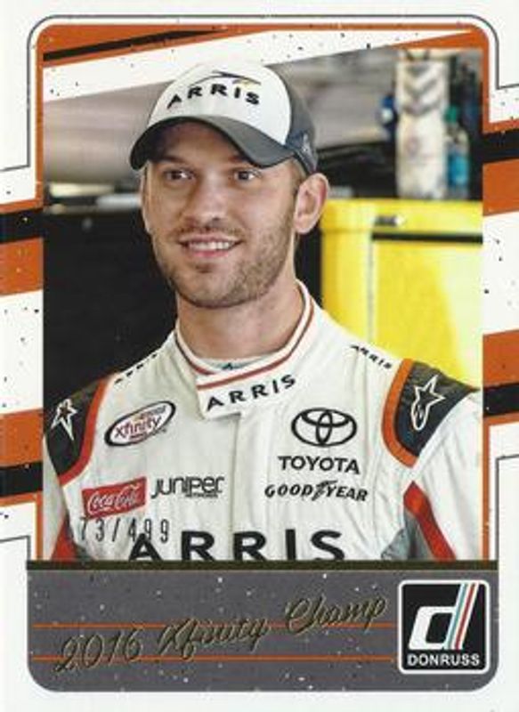 2017 Donruss NASCAR #189 Gold Foil /499