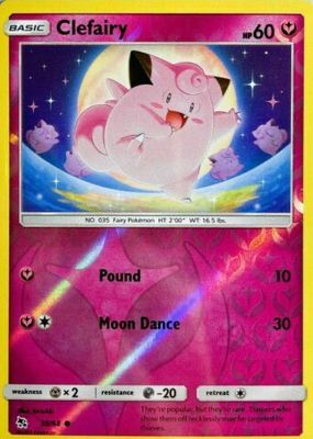 2019 Sun & Moon: Hidden Fates #39/68 Reverse Holo