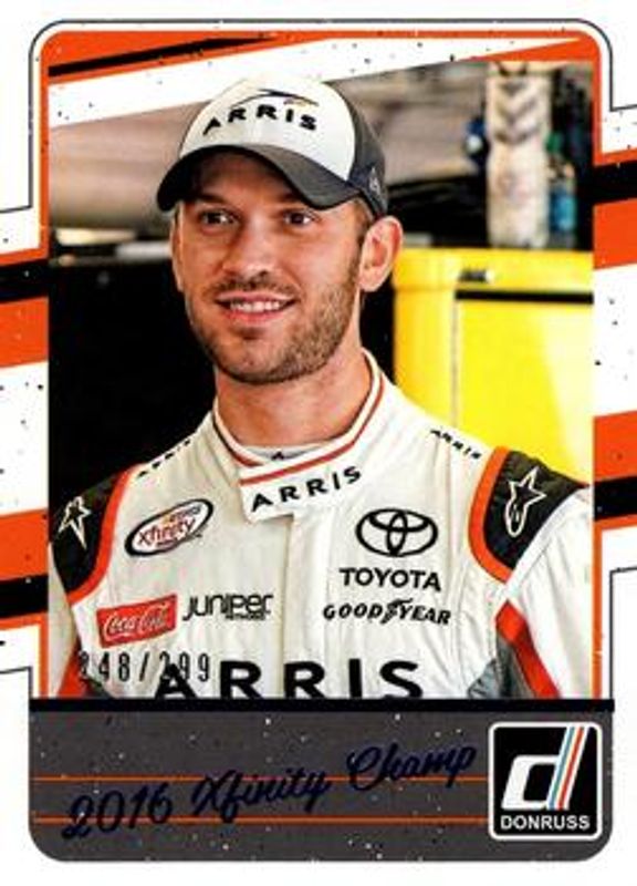 2017 Donruss NASCAR #189 Blue Foil /299