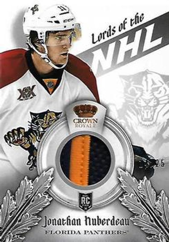 2013 Crown Royale #L-JH Lords of the NHL Materials Prime /25