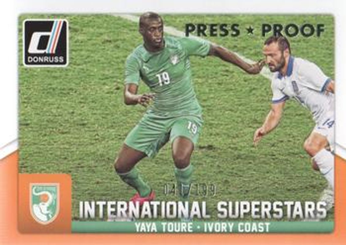 2015 Donruss #57 International Superstars Silver Press Proof /199