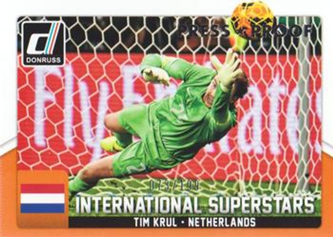 2015 Donruss #46 International Superstars Silver Press Proof /199