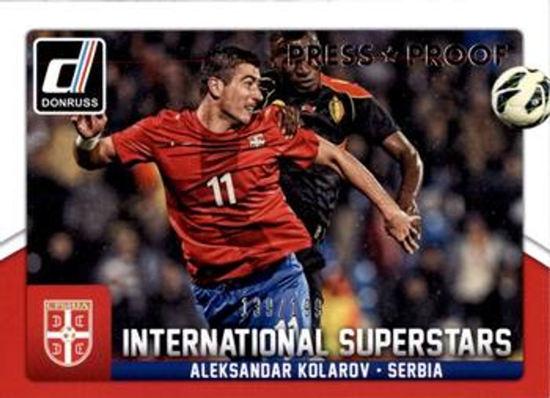 2015 Donruss #56 International Superstars Silver Press Proof /199