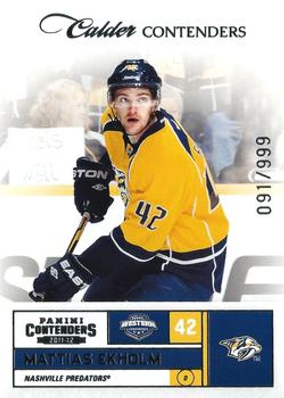 2011 Contenders #176 Base /800