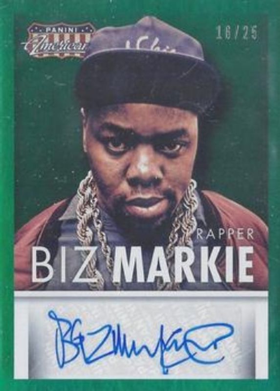 2015 Panini Americana #S-BIZ Signatures Green /25