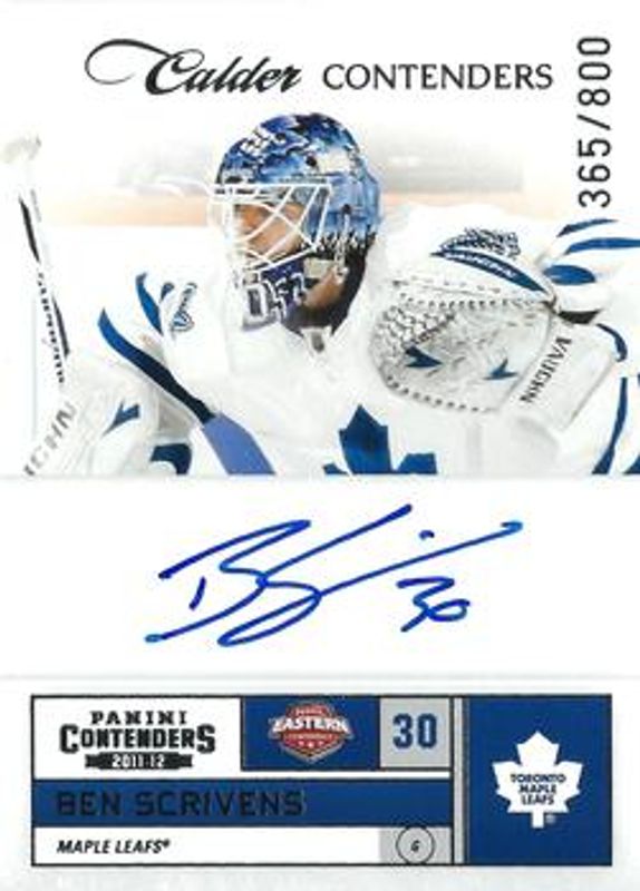 2011 Contenders #253 Base /800