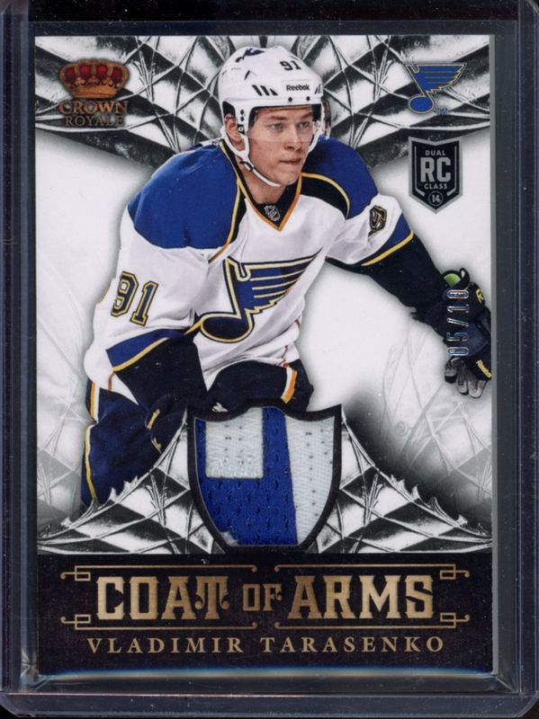 2013 Crown Royale #CA-VT Coat of Arms Materials Patches /10