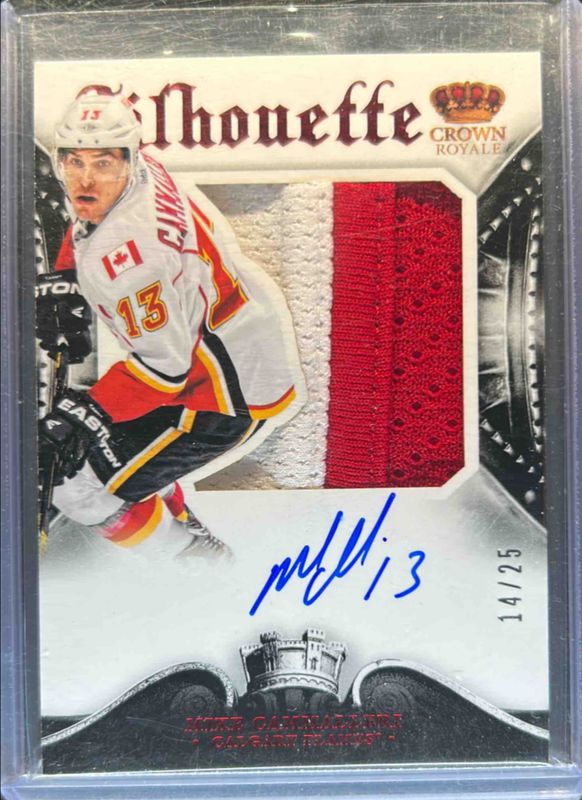 2013 Crown Royale #SS-MC Silhouette Materials Signatures Prime /10