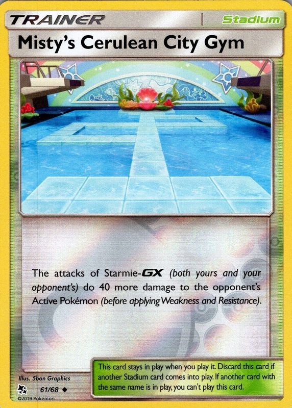 2019 Sun & Moon: Hidden Fates #61/68 Reverse Holo