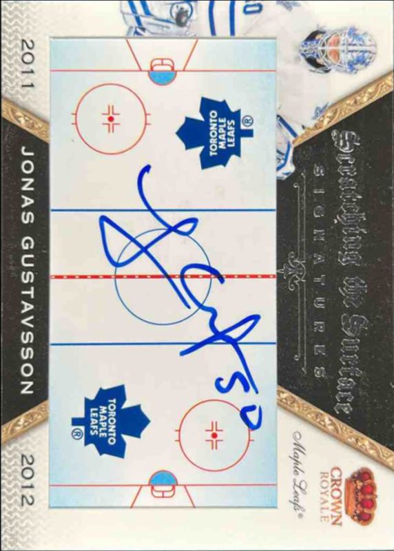 2011 Crown Royale #32 Scratching the Surface Signatures