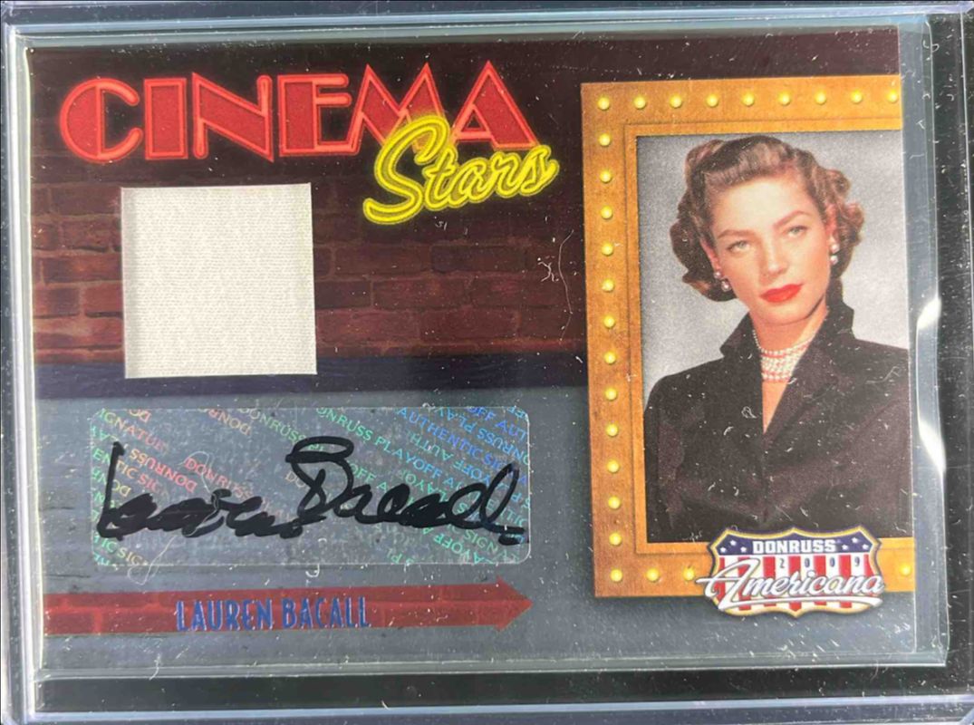 2009 Donruss Americana #6 Cinema Stars Signatures Material /25