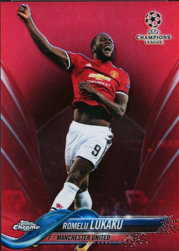 2017 Topps Chrome UEFA Champions League #16 Red Refractor /10