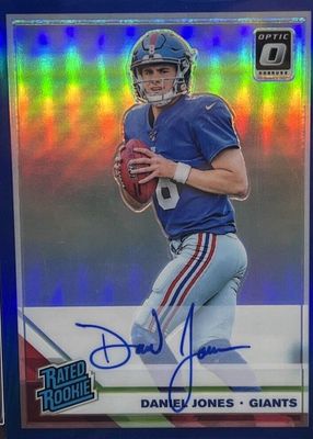 2019 Optic #154 Rated Rookie Autographs - Blue (/75)