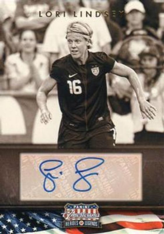2012 Panini Americana Heroes & Legends #15 US Women's Soccer Team Signatures /159