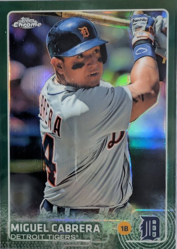 2015 Topps Chrome #162 Green Refractor /99