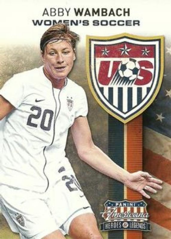2012 Panini Americana Heroes & Legends #1 US Women's Soccer Team