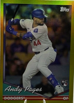 2024 Topps Archives #295 Yellow Foilboard