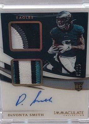 2021 Immaculate #ISP-DS Immaculate Rookie Signature Patches - Gold /25