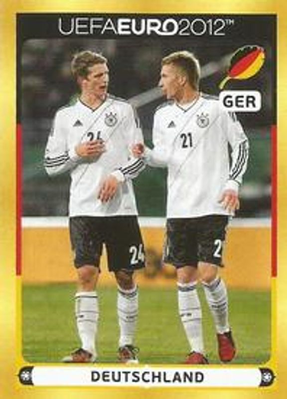 2012 UEFA Euro Stickers #D15 Germany Poster Extras