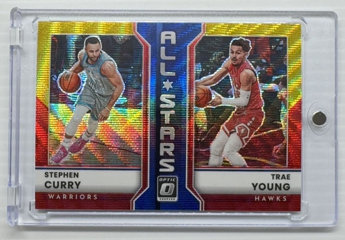 2022 Optic #2 All Stars - Red & Gold Wave /99