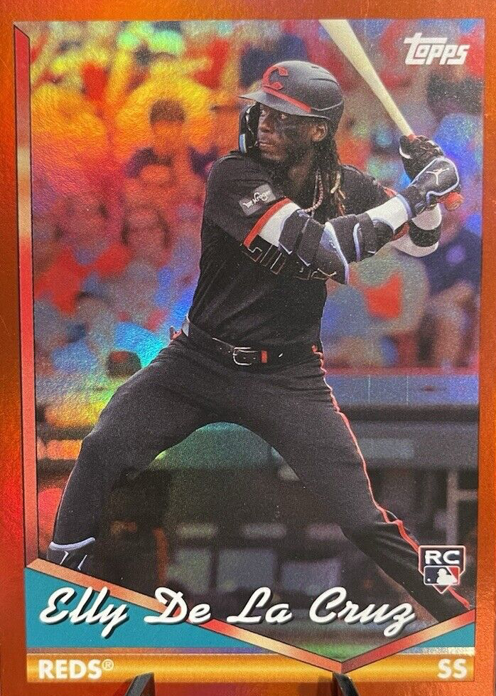 Elly De La Cruz 2024 Topps Archives #300 Red Hot Foilboard /50 