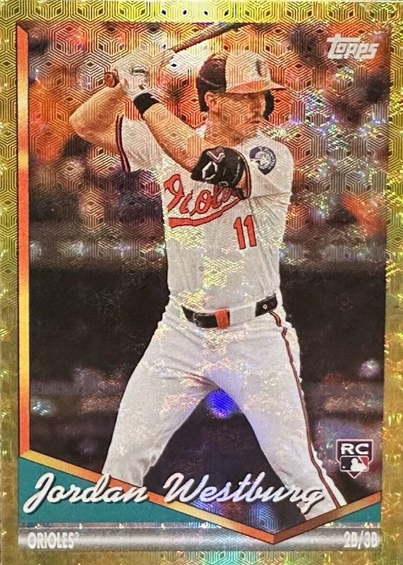 Jordan Westburg 2024 Topps Archives #235 FoilFractor /1 Rookie RAW