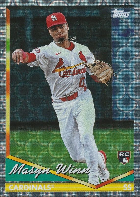 Masyn Winn 2024 Topps Archives #204 Archives Foilboard Rookie RAW